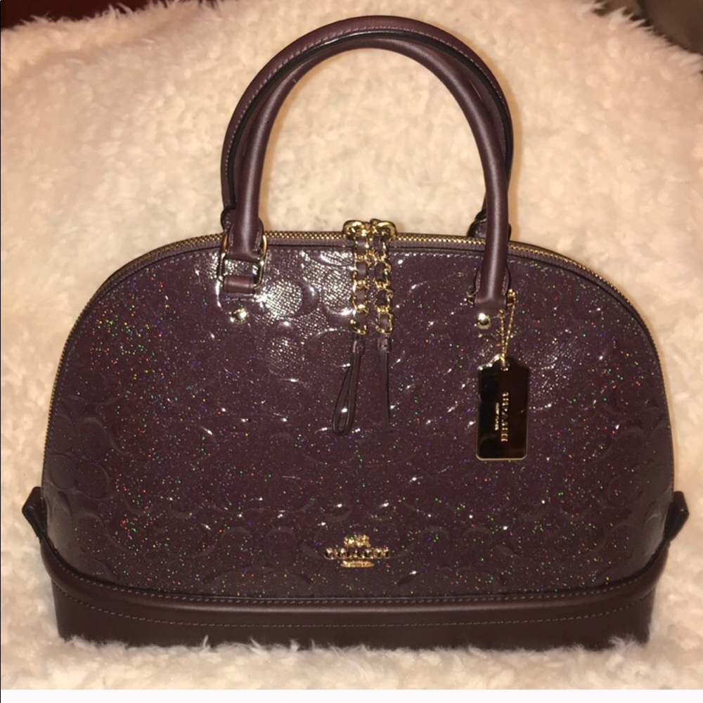 Coach oxblood Sierra satchel